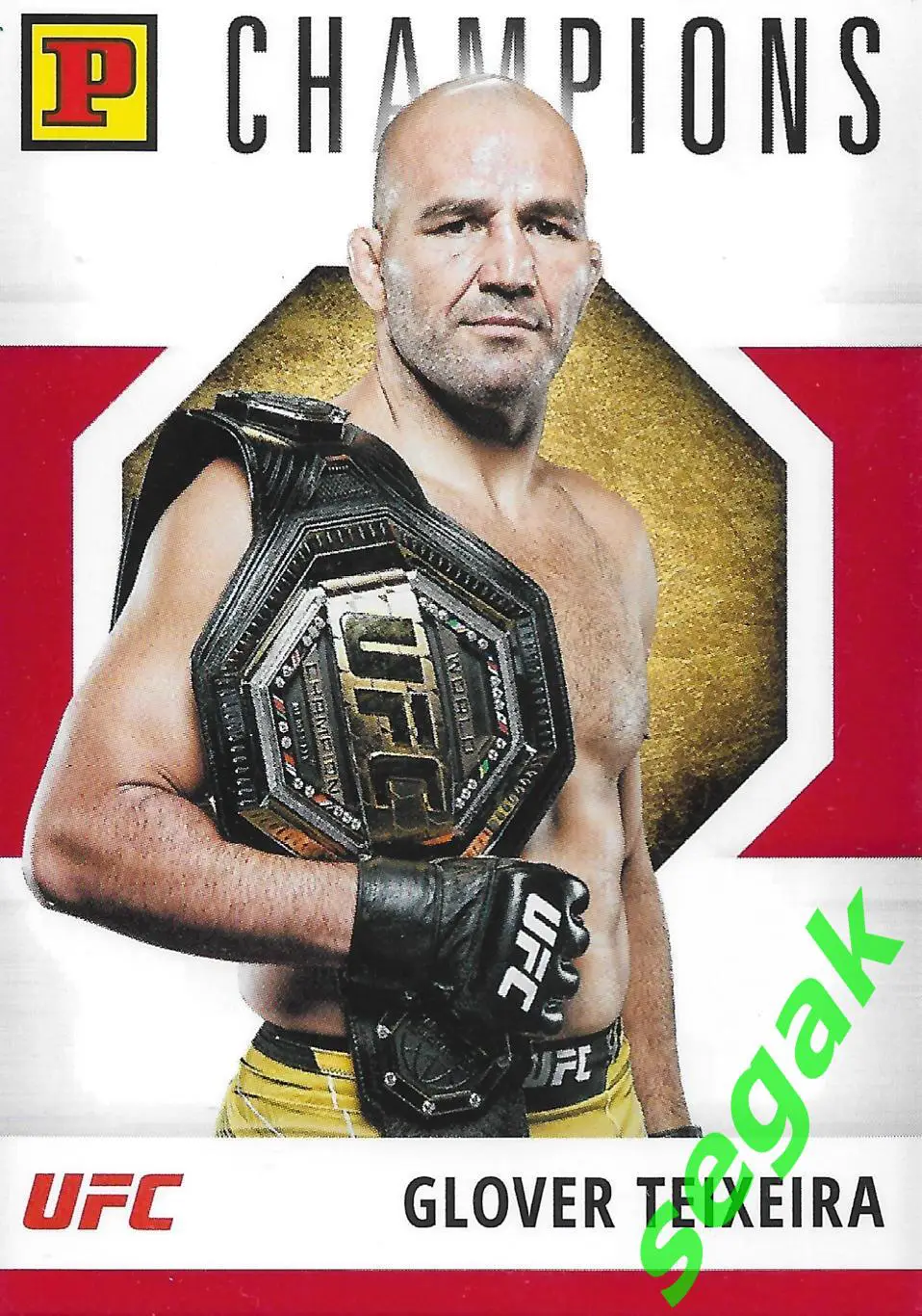 Карточка PANINI UFC Debut edition 2022 Glover Teixeira/Гловер Тейшейра - Красная
