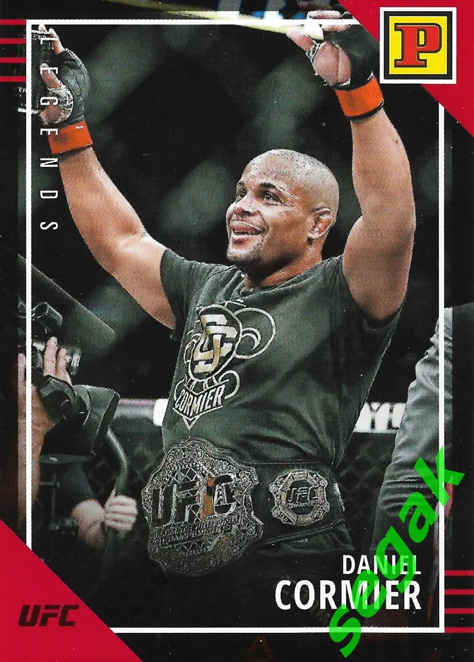 Карточка PANINI UFC Debut edition 2022 Daniel Cormier/Дэниель Кормье - Красная