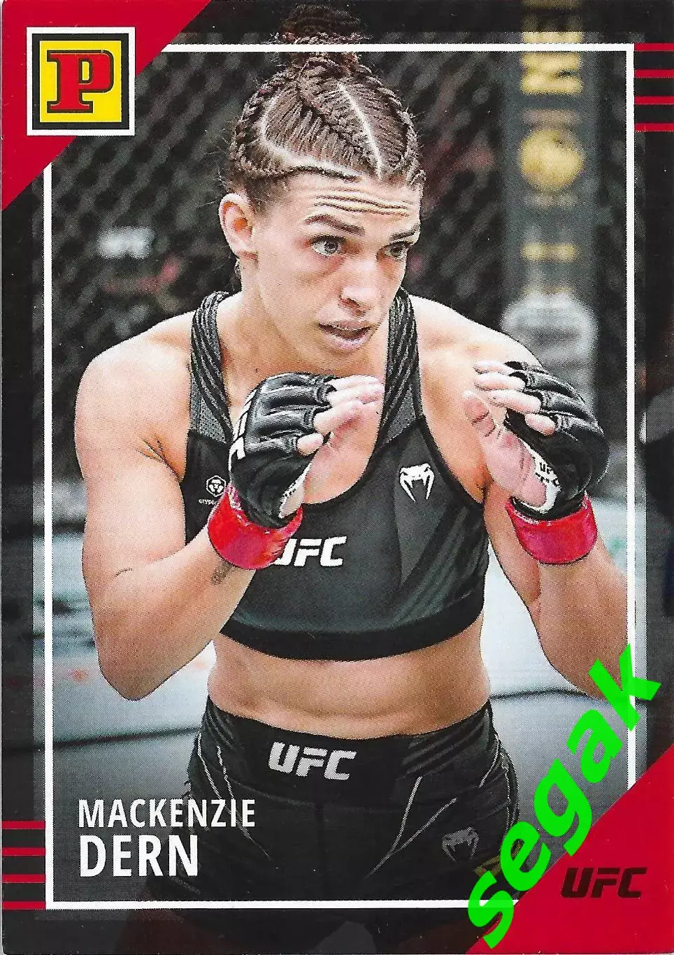 Карточка PANINI UFC Debut edition 2022 Mackenzie Dern/Маккензи Дерн - Красная