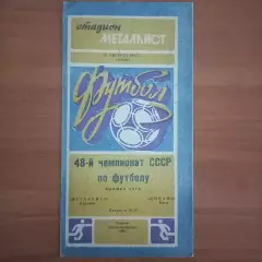 1985 Металлист Харьков – Динамо Киев 21.08.85