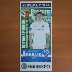 2014/2015 Ворскла Полтава – Динамо Киев 30.11.2014 (24ЧУ)