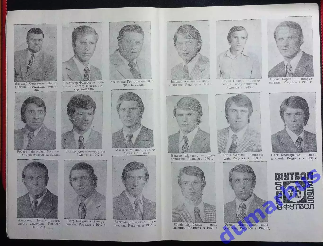 Футбол•75 Кубок 50-летия первой команды Красного Спортинтерна 10.09~04.10.1975 # 1