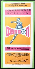 ТМ Текстильщик Тирасполь, Молдова – Динамо Одесса, Украина 29.04.1987 #