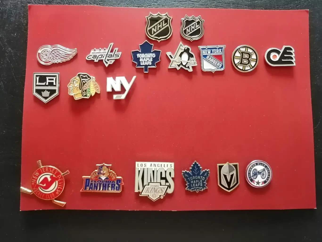 Значки эмблемы клубов НХЛ