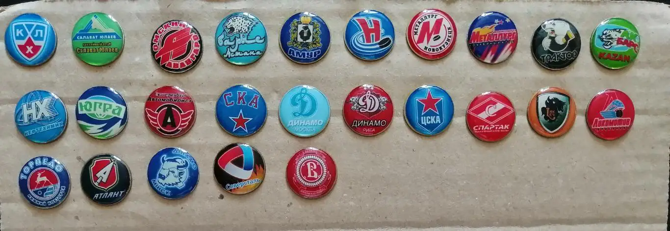 Значок Эмблема клубов КХЛ