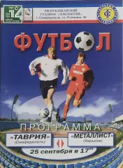 Таврия Симферополь-Металлист Харьков.25.09.2004.Чемпионат Украины.