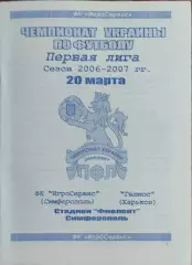 Игросервис Симферополь-Гелиос Харьков.20.03.2007.Чемпионат Украины.1 лига.
