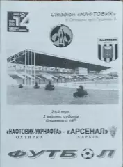 Нефтяник Ахтырка-Арсенал Харьков.2.04.2005.Чемпионат Украины.1 лига.
