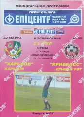 ФК Харьков-Кривбасс Кривой Рог.22.03.2009.Чемпионат Украины.