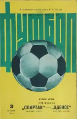 Спартак Москва-Оденсе Дания.3.10.1984.Кубок УЕФА.