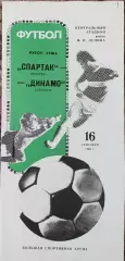 Спартак Москва-Динамо Дрезден ГДР.16.09.1987.Кубок УЕФА.