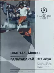 Спартак Москва Россия-Галатасарай Турция.8.12.1993.Лига Чемпионов.Вид 1