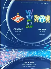 Спартак Россия-Цюрих Швейцария.6.12.2007.Кубок УЕФА.