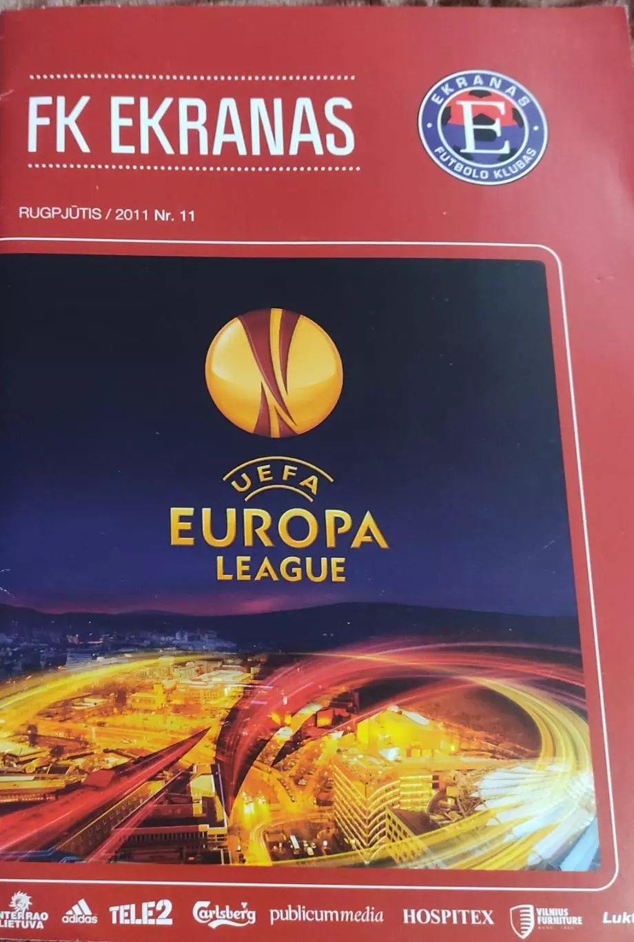Экранас Литва-Хапоэль Израиль.18.08.2011.Лига Европы.