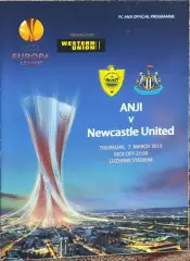 Анжи Махачкала Россия-Ньюкасл Юнайтед Англия.7.03.2013.Лига Европы.