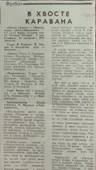 Океан Керчь-Прикарпатье Ивано-Франковск.7.05.1990.Отчет о матче.