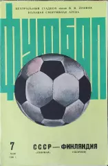 СССР-Финляндия.7.05.1986.
