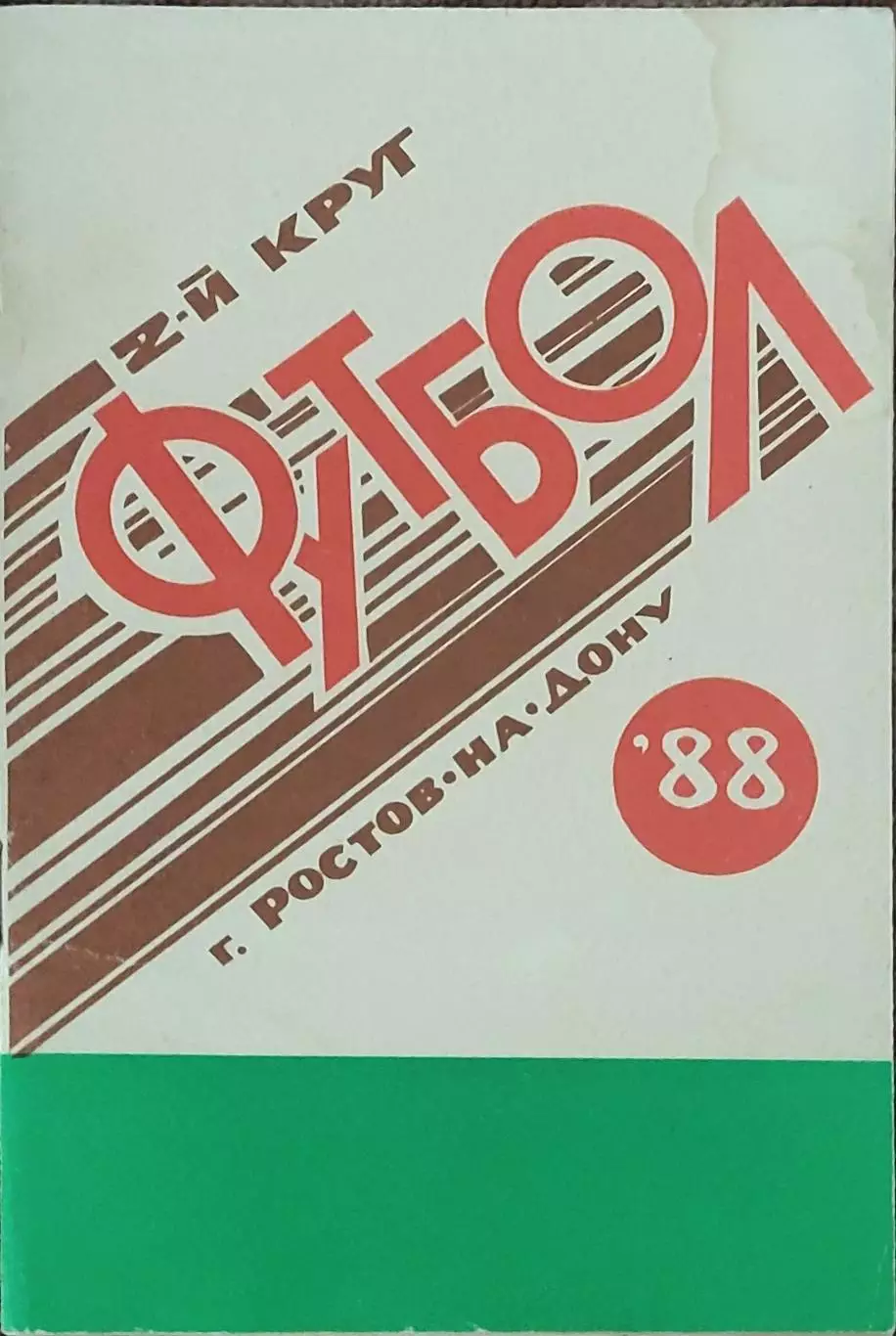 К/С Футбол 1988.Ростов.2 круг.