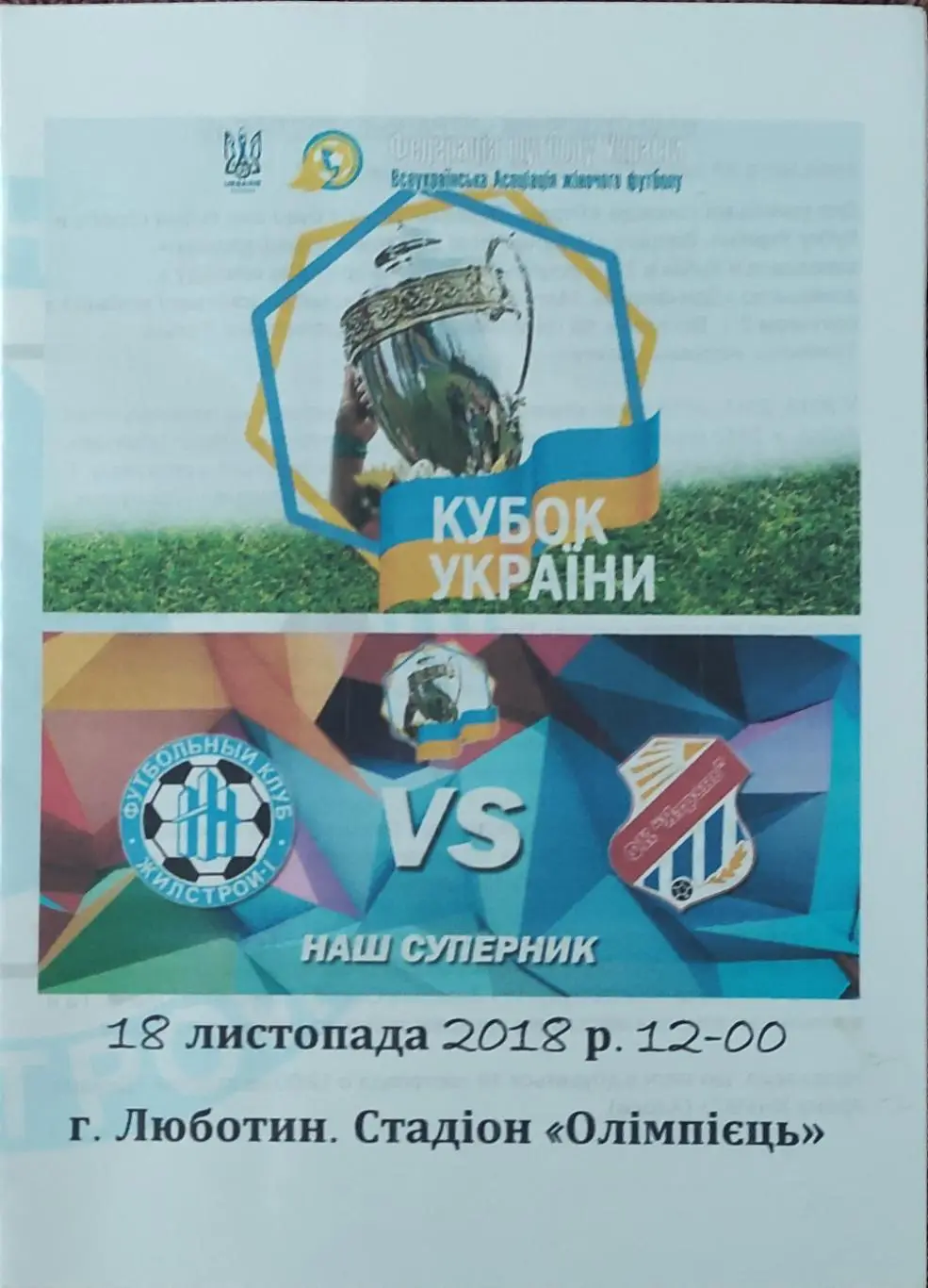 Жилстрой-1 Харьков-Ятрань-Берестивец Умань.18.11.2018.Кубок Украины.Женщины.Вид2