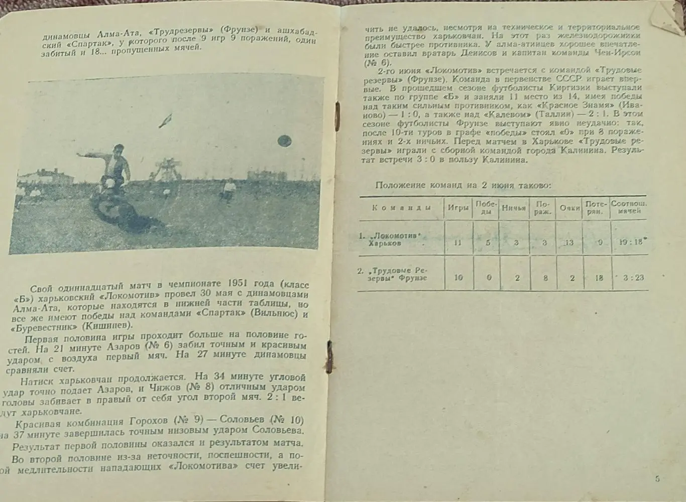 Локомотив Харьков -Трудовые резервы Фрунзе.2.06.1951. 1