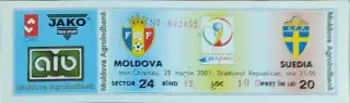 Молдова-Швеция.28.03.2001.ОМЧМ.