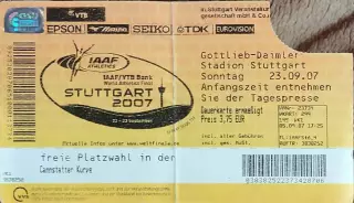 Штутгарт.23.09. 2007.Всемирный Легкоатлетический Финал.