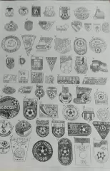 Каталог.Эскизы футбольных значков.