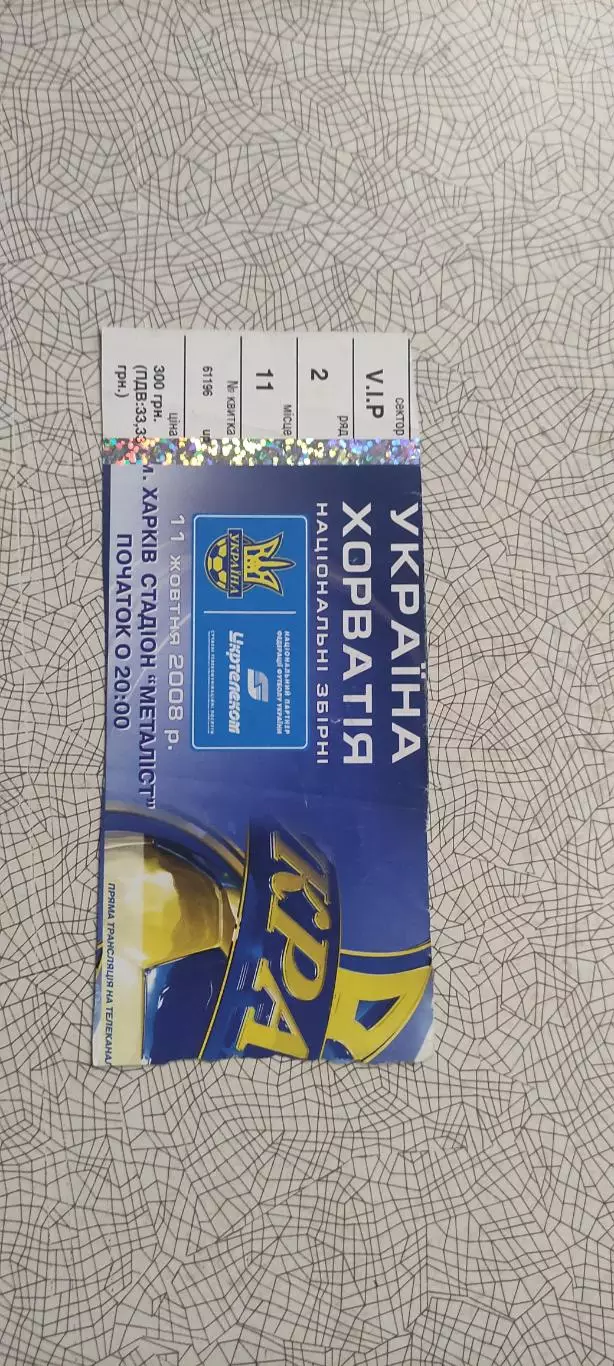 Украина-Хорватия.11.10.2008.VIP. 2