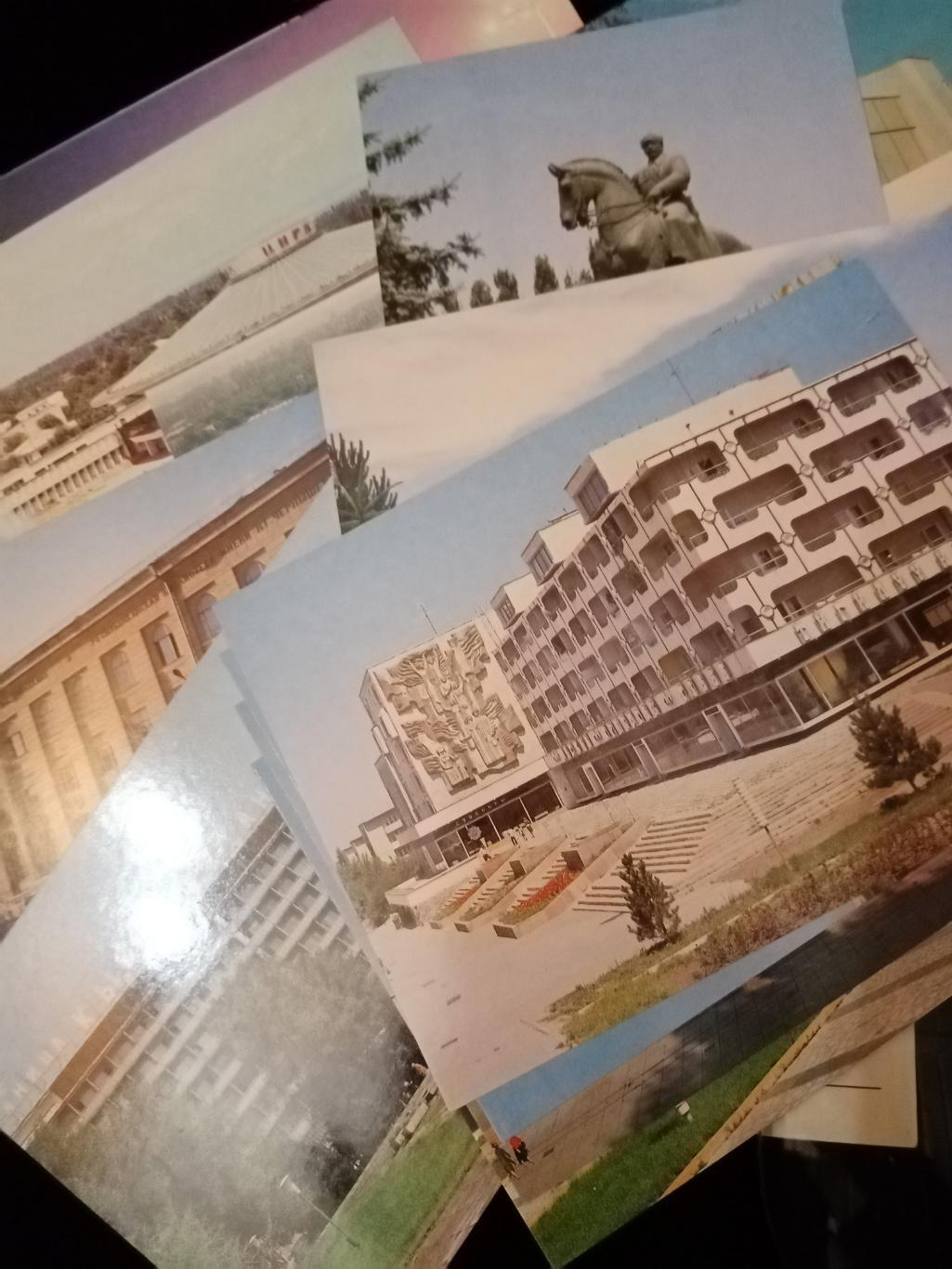Комплект открыток Фрунзе, чистые, 1984 1
