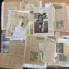 Вырезки из спортивных газет про футбол за 1985 год