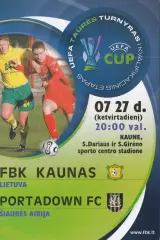 Каунас Литва-Портадаун Северная Ирландия-2007 г. КУБОК УЕФА.