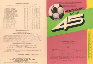 Колос Никопольский район-СКА Хабаровск-06.09.1982 г.