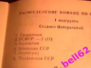 ХVIII финальный турнир на приз клуба Кожаный мяч-10-22.08.1982 г. г Свердловск. 1
