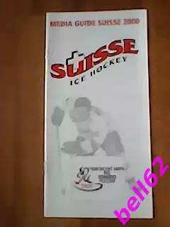 Чемпионат мира по хоккею, сборная Швейцария-2000 г. Медиа гид.
