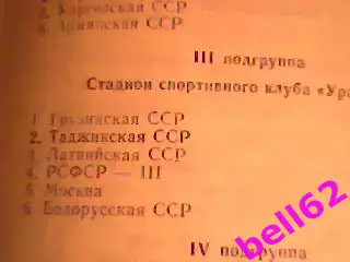 ХVIII финальный турнир на приз клуба Кожаный мяч-10-22.08.1982 г. г Свердловск. 3