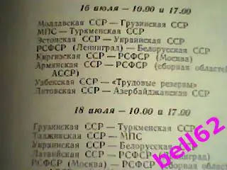 VI Всесоюзная спартакиада учащихся-18.07. 1959 г. Стадион Динамо, г. Москва 6