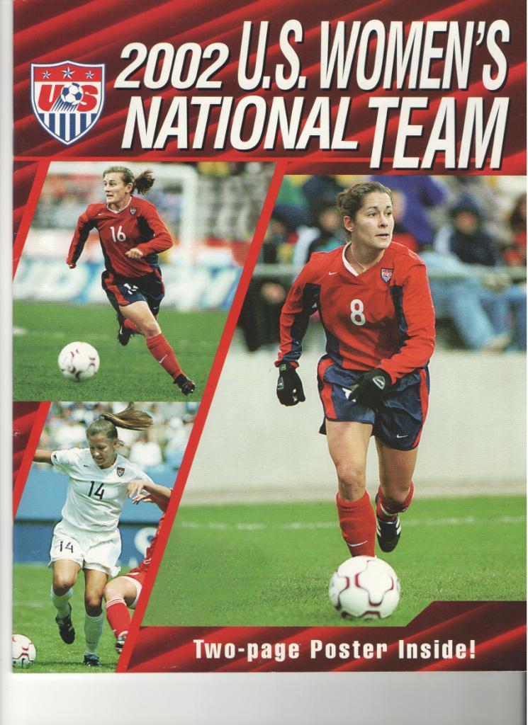 Сборная США по женскому футболу 2002. USA guide Womans national team soccer
