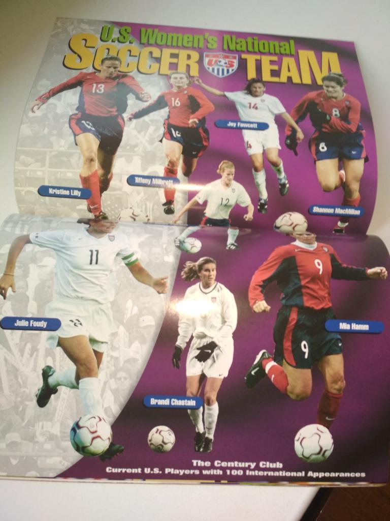 Сборная США по женскому футболу 2002. USA guide Womans national team soccer 6