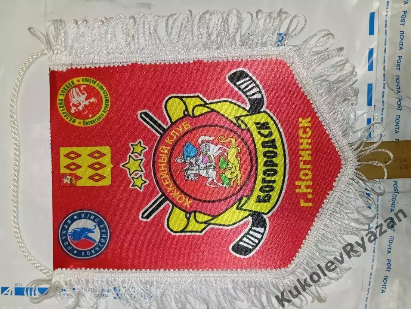 Богородск. Официальный вымпел чемпиона Ночной хоккейной лиги Московской области