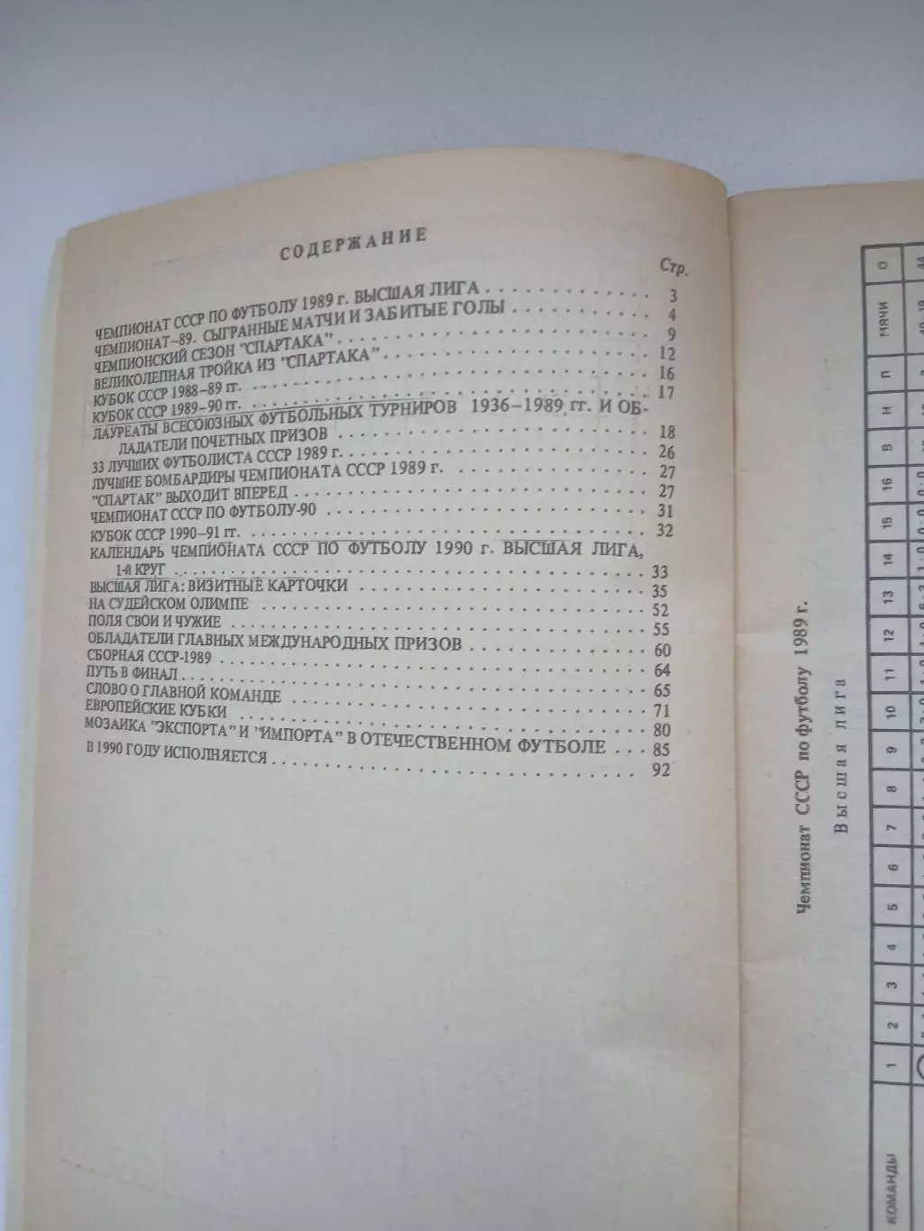 Справочник ФУТБОЛ-90 1