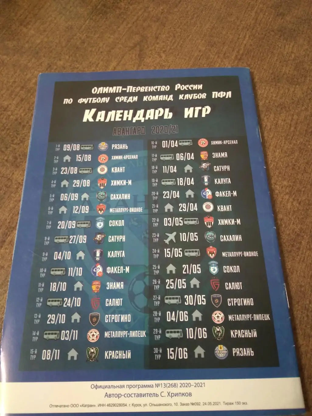 АВАНГАРД (КУРСК) -ФКСАЛЮТ (БЕЛГОРОД)2020-21 Г 1