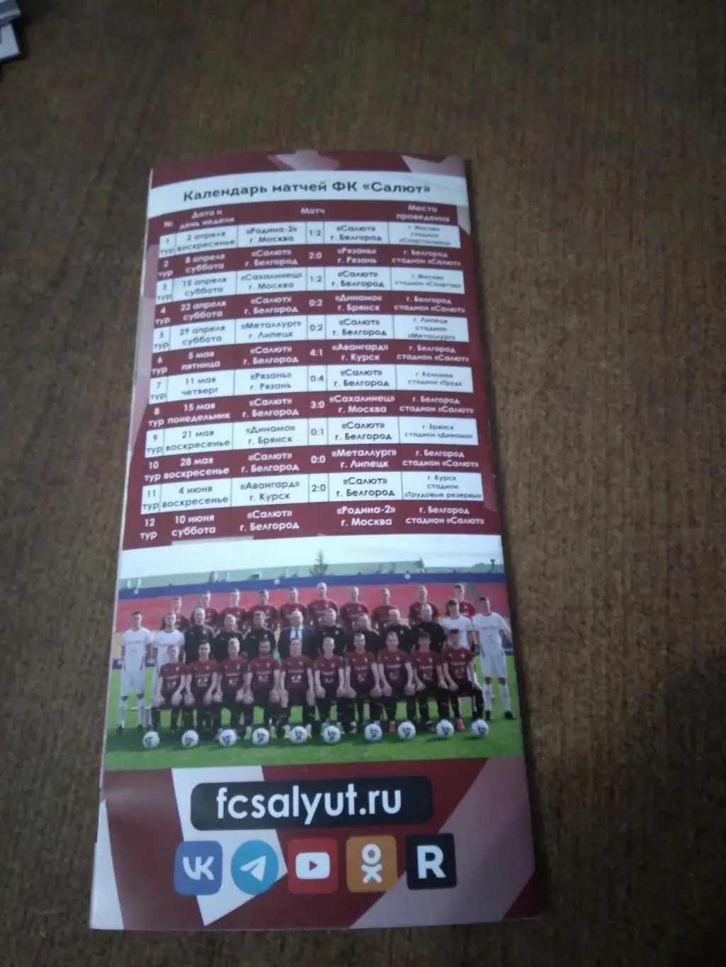 ФК САЛЮТ (БЕЛГОРОД)- ФК РОДИНА-2(МОСКВА) 2023 Г 1
