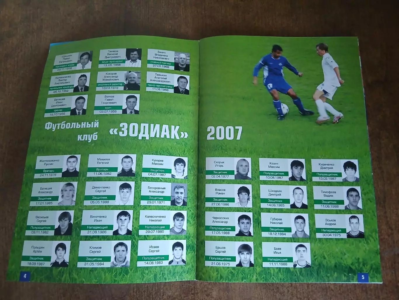 Ф.К ,,ЗОДИАК,,(СТАРЫЙ ОСКОЛ) ЧЕМПИОН 2007 Г. 4