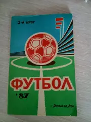 СПРАВОЧНИК-КАЛЕНДАРЬ 1987 г РОСТОВ-НА-ДОНУ 2КРУГ