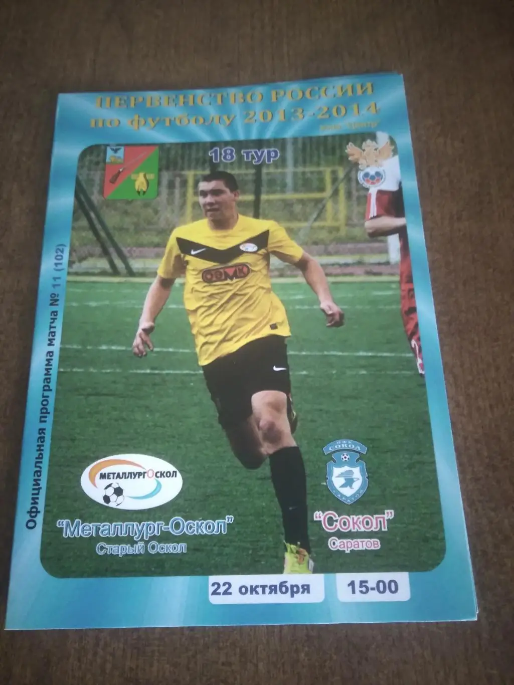 -МЕТАЛЛУРГ-ОСКОЛ (СТАРЫЙ ОСКОЛ)- СОКОЛ (САРАТОВ) 2013-2014 Г