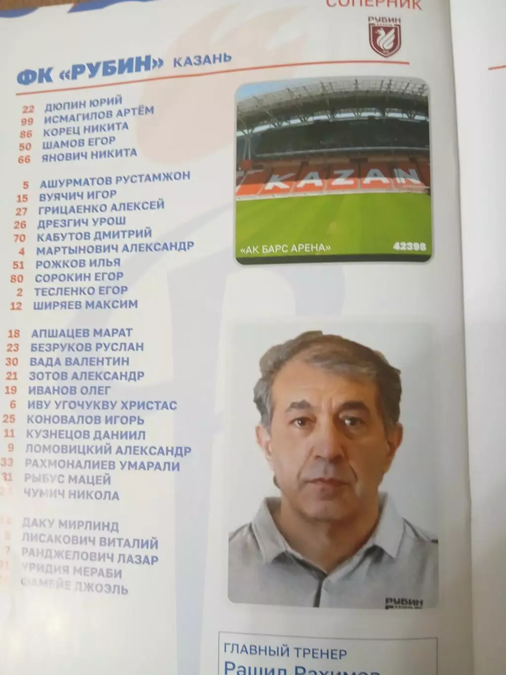 Первенство России РПЛ ФАКЕЛ (ВОРОНЕЖ)- ФК. РУБИН. . 2023. ГОД 1