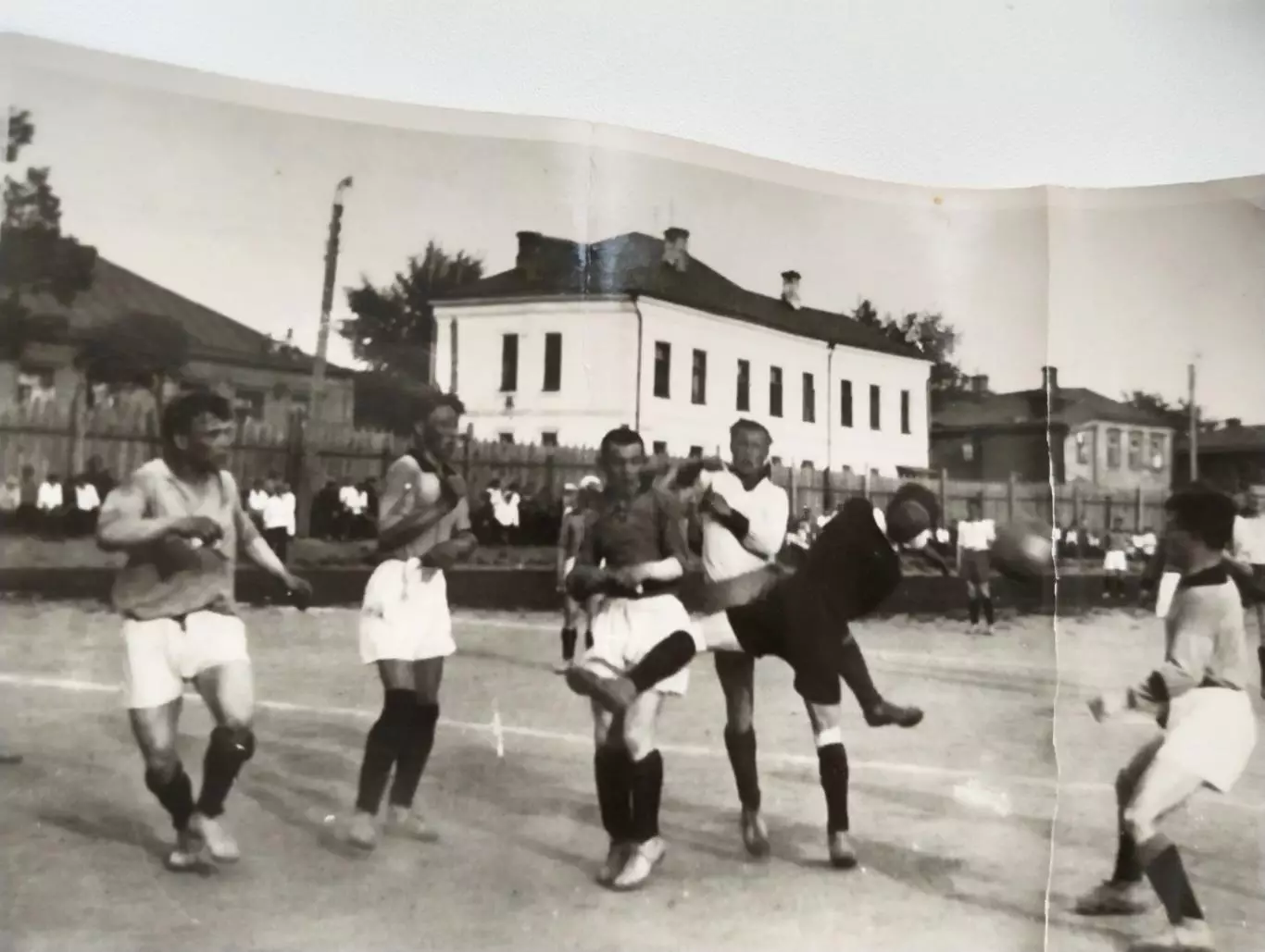 Динамо в 20-е годы на площадке в Орлово-Давыдовском переулке