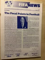 FIFA News #6 1988, после жеребьевки Олимпийских Игр 1988 Сеул Корея футбол