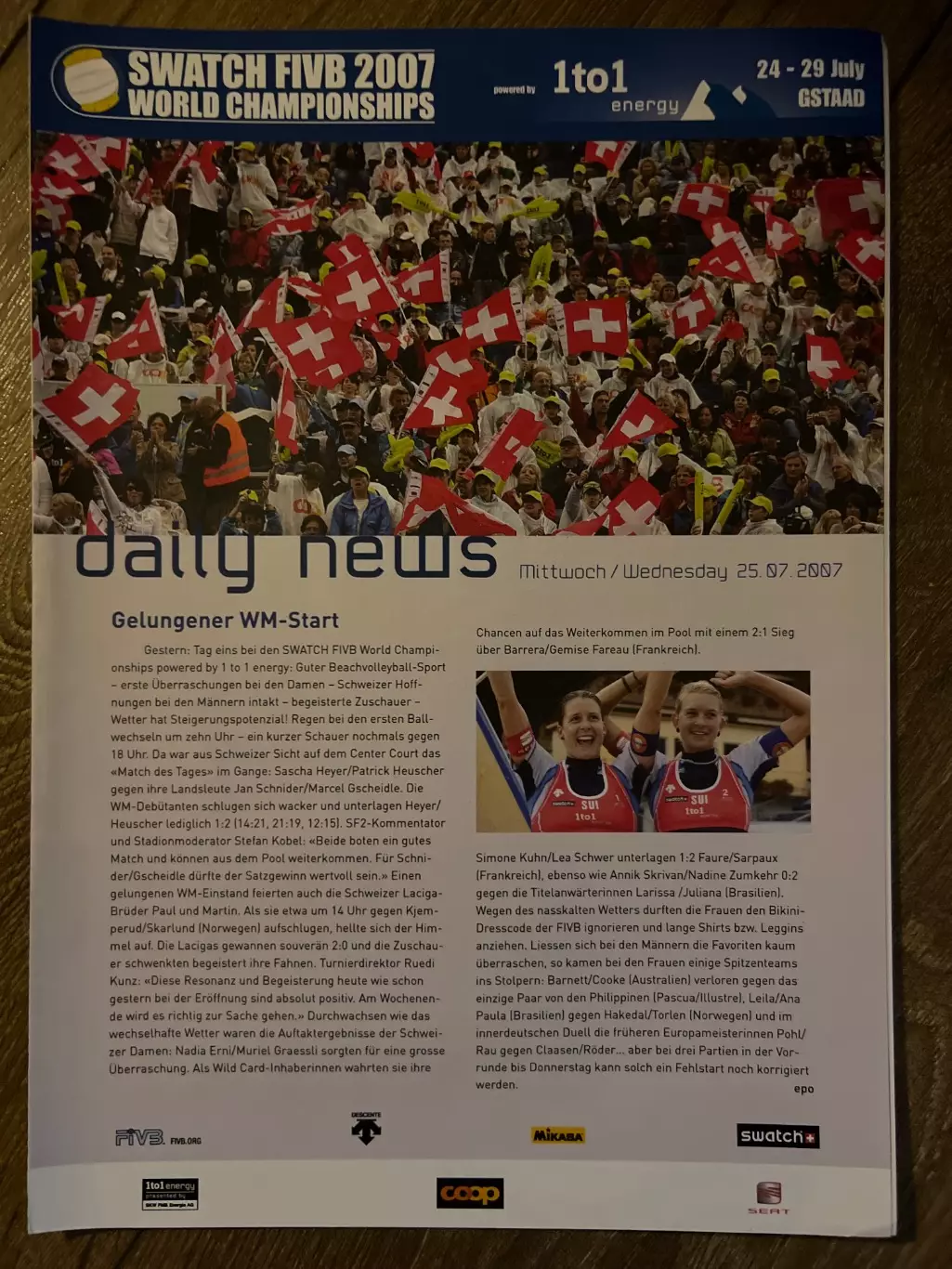 Пляжный волейбол. Чемпионат Мира 2007 (25.07)