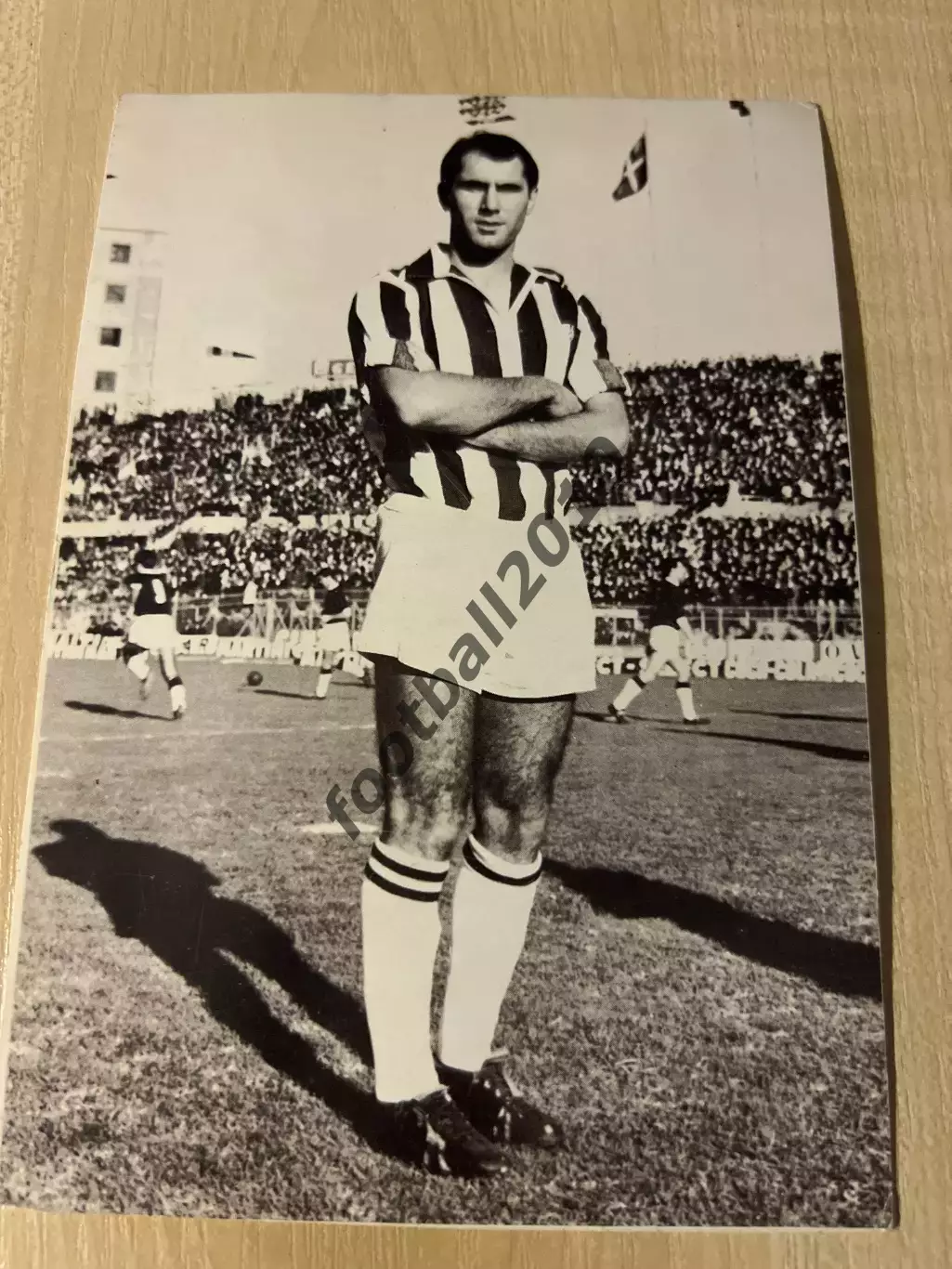 Футбол. фото футболист Джанкарло Берчеллино Ювентус 1960-х годах